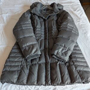 Eddie Bauer Women's Gray Puffer Jacket